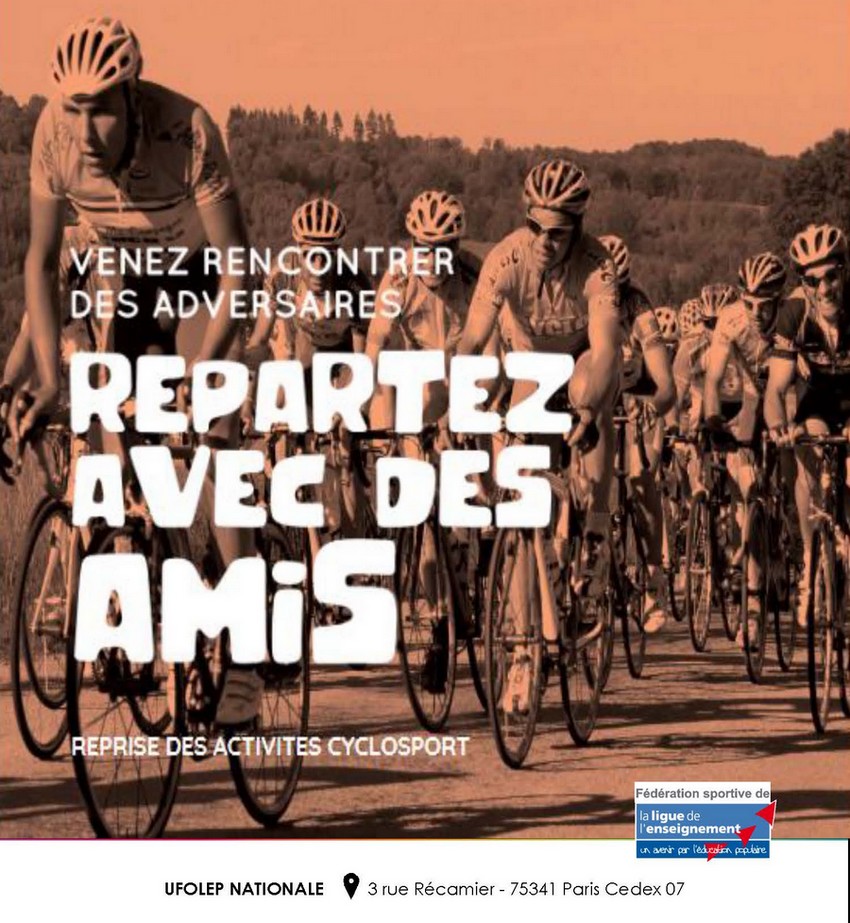 CONSIGNES SANITAIRES POUR REPRISE DES ACTIVITÉS CYCLOSPORT Image