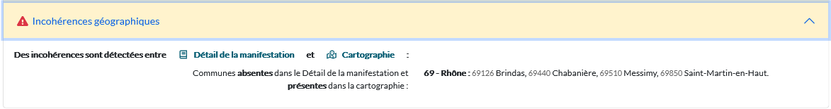 incohérence géographique