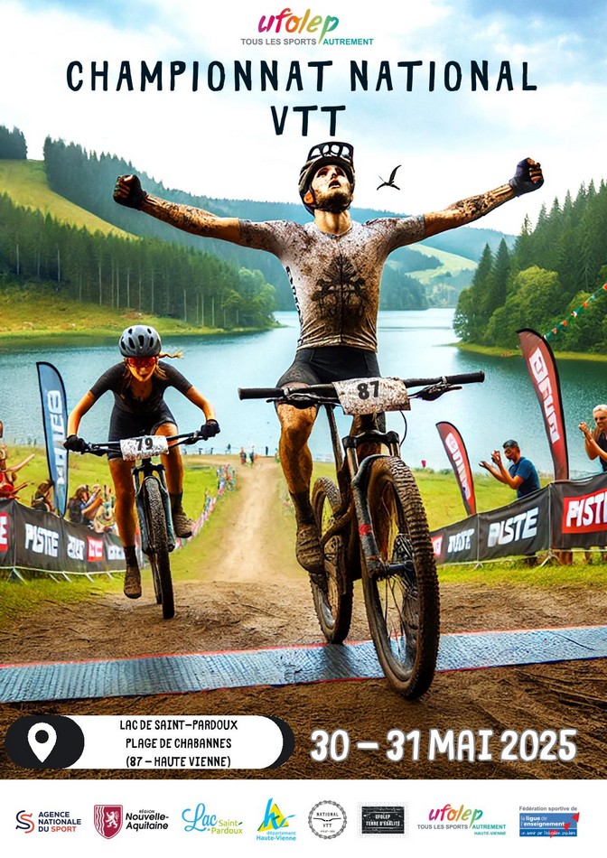 Championnat National de VTT les 30 et 31 Mai 2025
